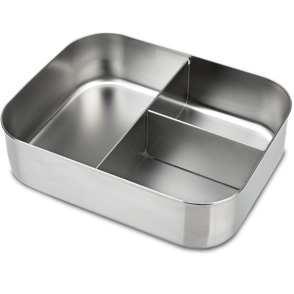 Medium Trio - 3-compartiments Boîte à Bento en Acier Inoxydable - Vert