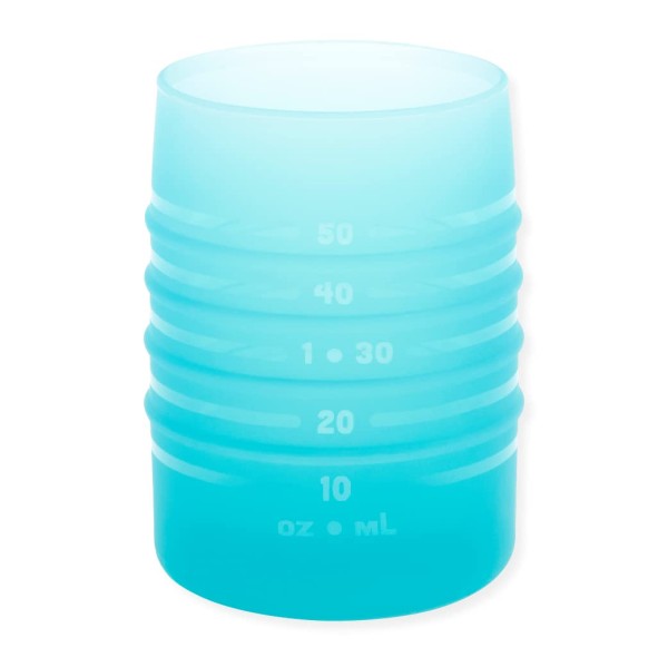 Siliconen startbeker - Blauw Jelly