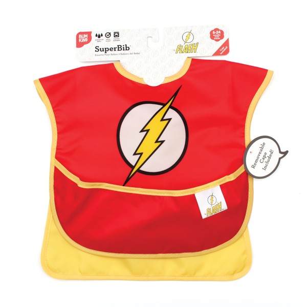 Caped SuperBib® - 6-24 months - Flash