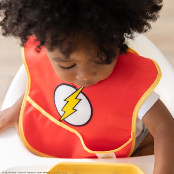Caped SuperBib® - 6-24 months - Flash