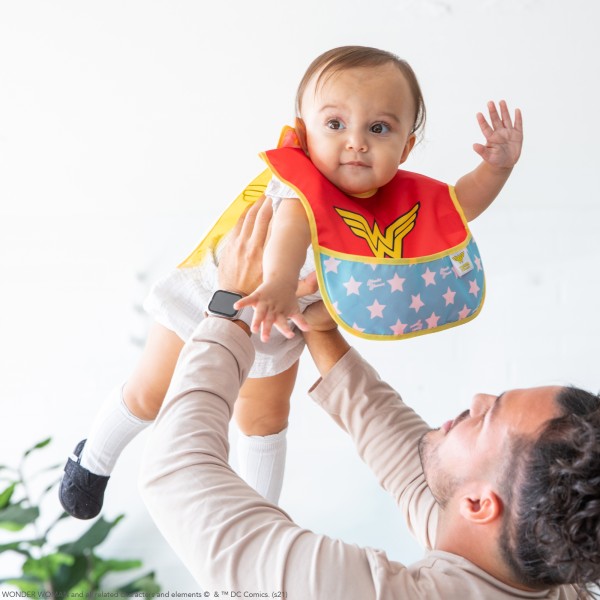 Caped SuperBib® - 6-24 months - Wonder Woman