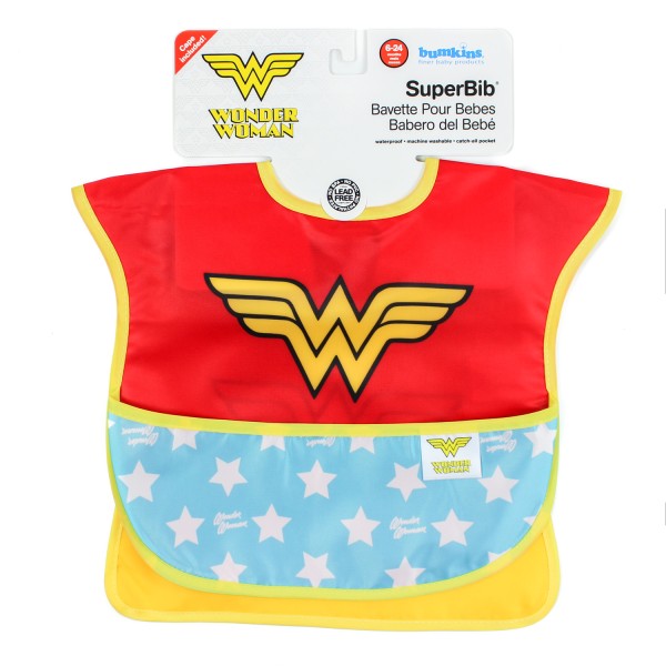 Caped SuperBib® - 6-24 months - Wonder Woman