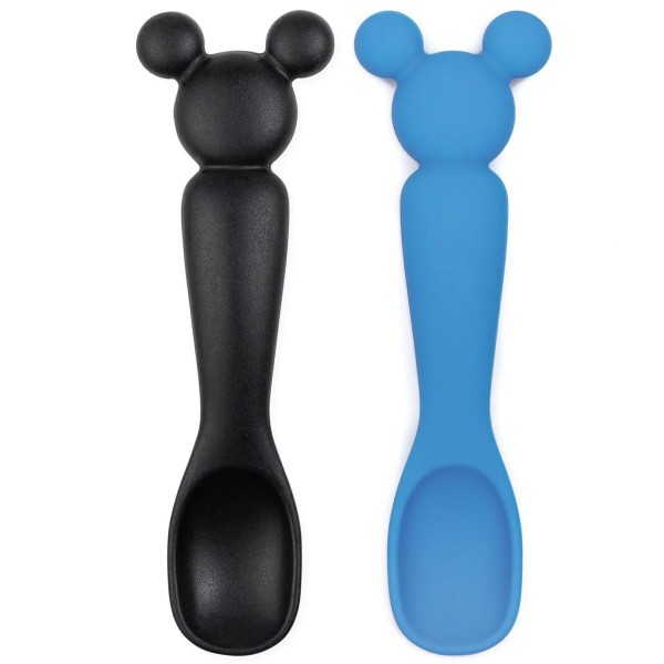 Silicone Dipping Spoons (2 pack) - Disney Mickey Mouse - Black & Blue