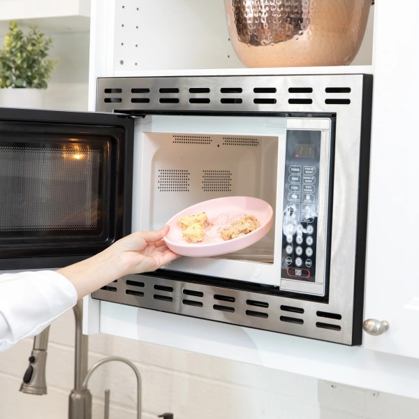 Juego de Plato de Silicona + Cuchara - Disney Minnie Mouse - Pink