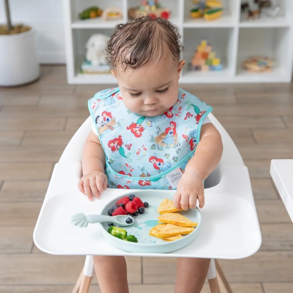 Juego de plato de silicona + cuchara - Disney Princess Ariel