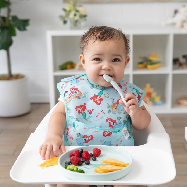 Juego de plato de silicona + cuchara - Disney Princess Ariel