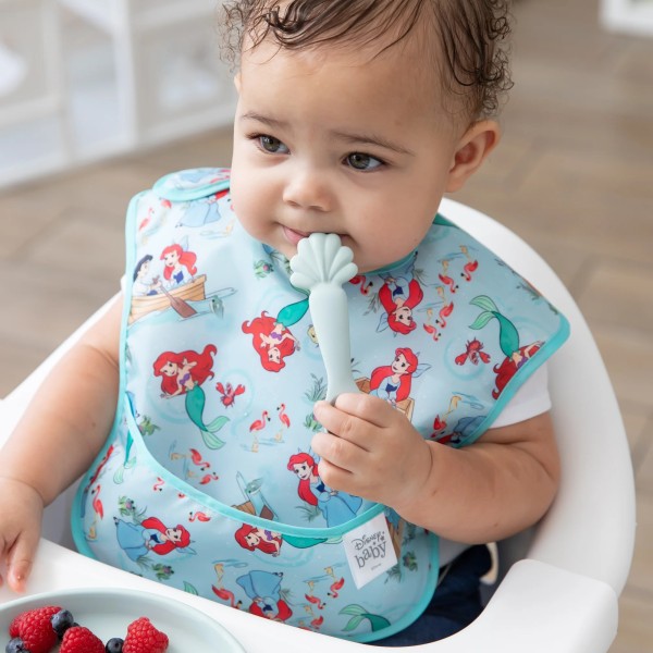 Juego de plato de silicona + cuchara - Disney Princess Ariel