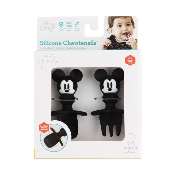 Chewtensils® Ustensiles en Silicone - Disney Mickey Mouse