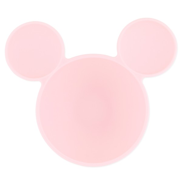 Juego de silicona para aprender a comer solos - Disney Minnie Mouse - Light Pink