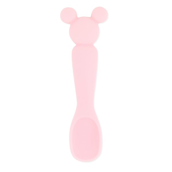 Juego de silicona para aprender a comer solos - Disney Minnie Mouse - Light Pink