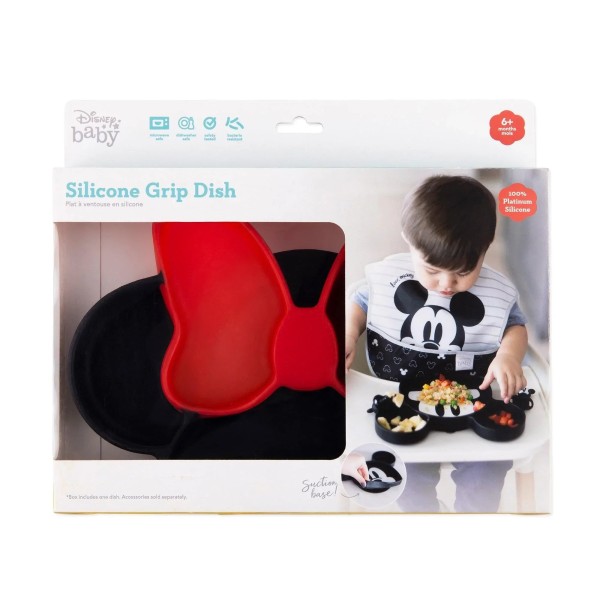 Silicone Grip Dish - Disney Minnie Mouse