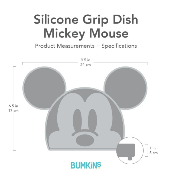 Plat à ventouse en silicone - Disney Mickey Mouse