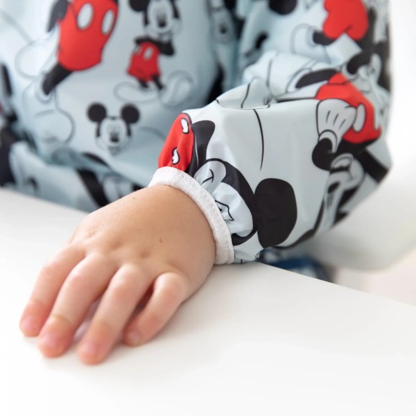 Sleeved Bib - 6-24 months - Disney Mickey Mouse - Blue