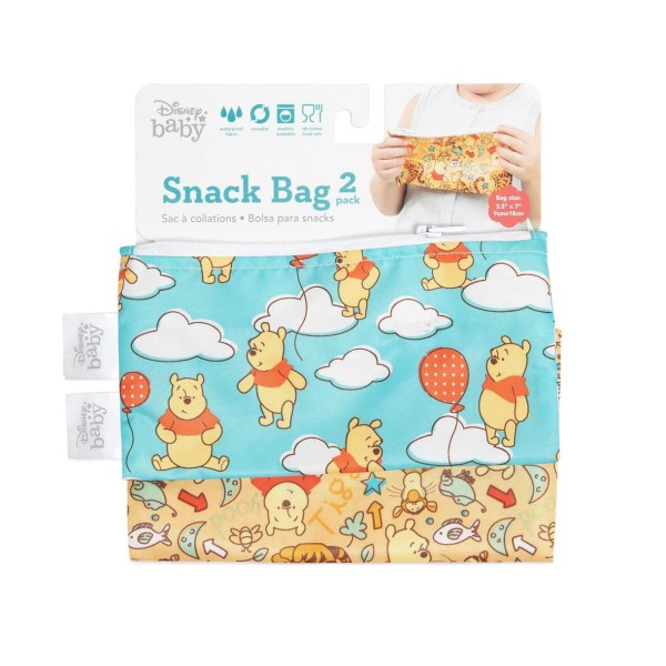 Bolsa para Snacks - Pequeño (2 paquete) - Disney Winnie the Pooh