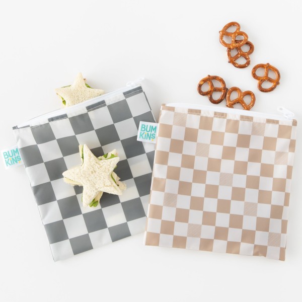 Reusable snack bag - large (2 pack) - Double Check