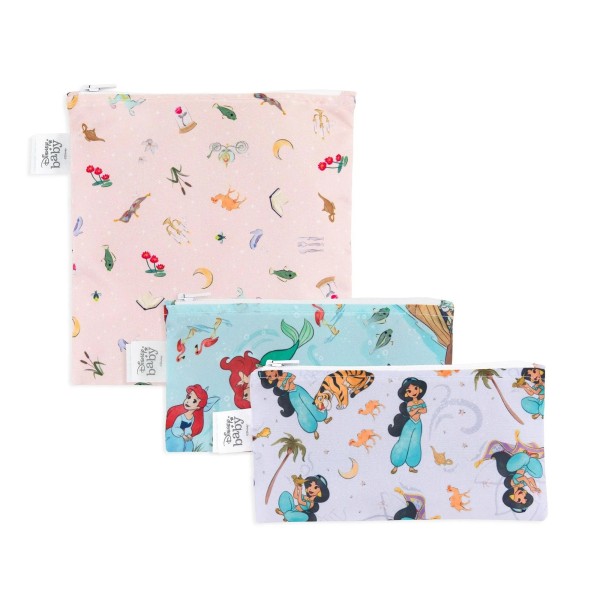 Bolsa para snacks (paquete de 3) - Disney Princess Magic, Ariel, Jasmine