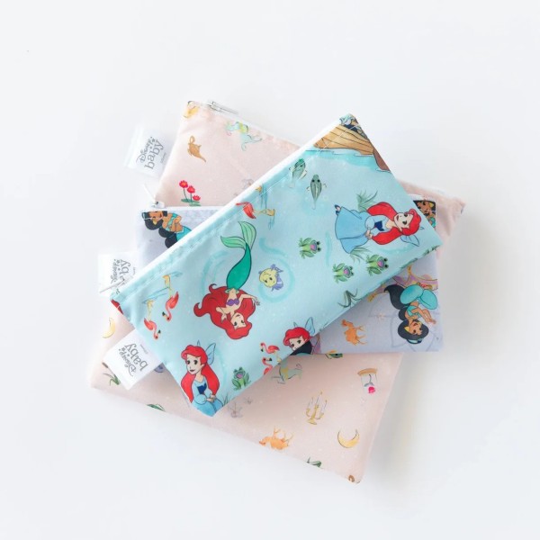 Bolsa para snacks (paquete de 3) - Disney Princess Magic, Ariel, Jasmine