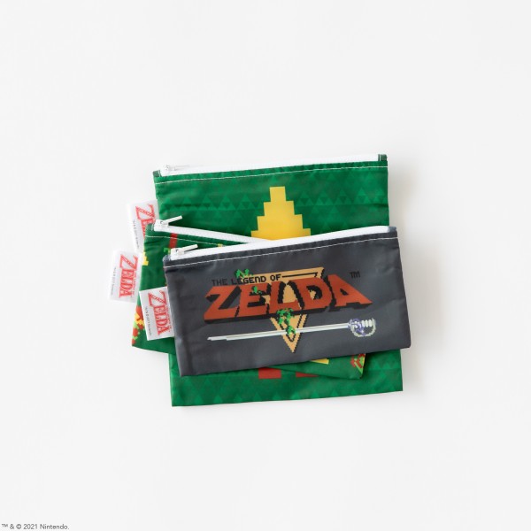 Herbruikbaar snackzakje (3 stuks) - Nintendo® The Legend of Zelda™