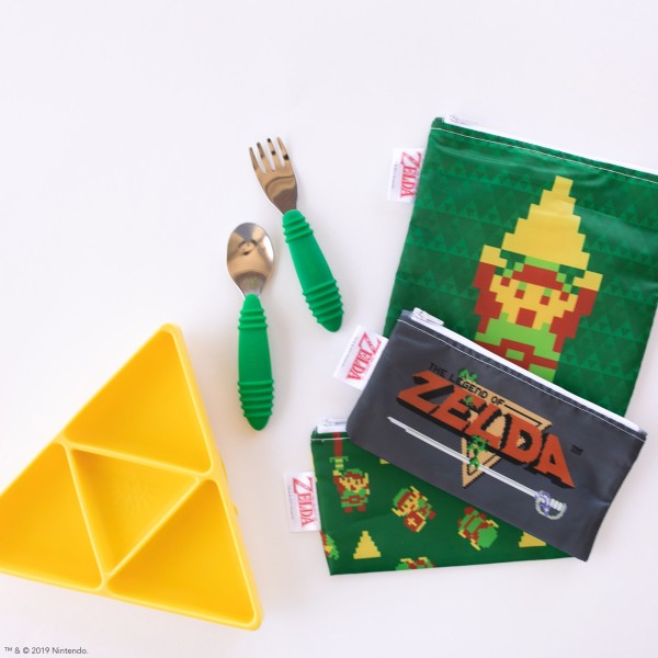 Herbruikbaar snackzakje (3 stuks) - Nintendo® The Legend of Zelda™