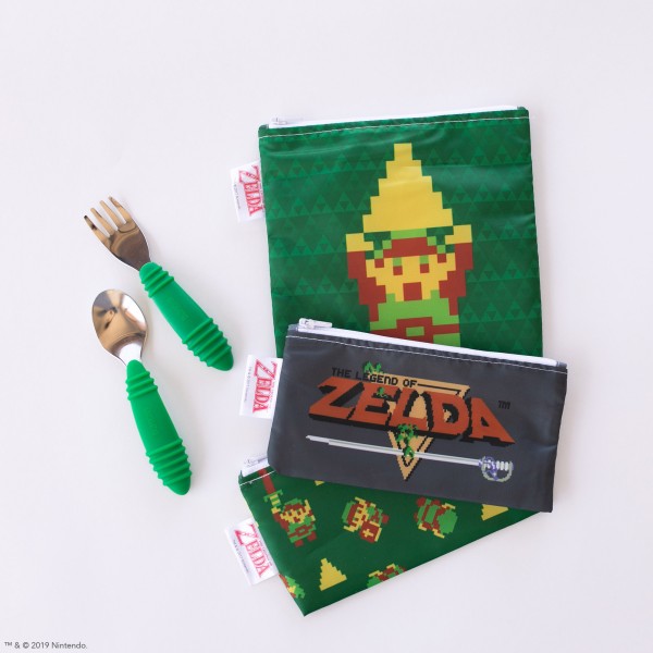 Herbruikbaar snackzakje (3 stuks) - Nintendo® The Legend of Zelda™