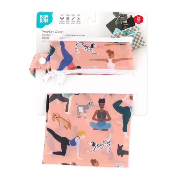 Nass / Trocken Clutch-Tasche - Yoga Pals