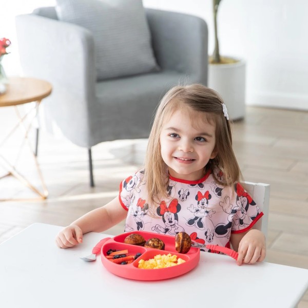 Bavoir Junior - 1-3 ans - Disney Minnie Mouse - Pink