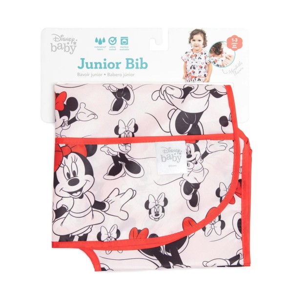 Bavoir Junior - 1-3 ans - Disney Minnie Mouse - Pink