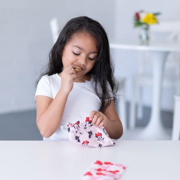 Sac à Collations - Petit (2 paquet) - Disney Minnie Mouse - Pink