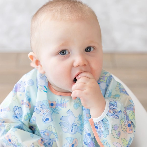 Deuxième Chance (sans emballage d'origine) - Bavoir à Manches - 6-24 mois - Disney Aloha Stitch