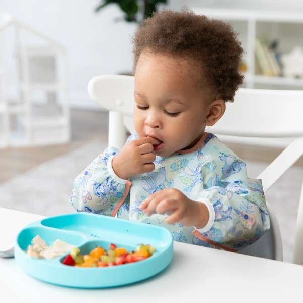 Deuxième Chance (sans emballage d'origine) - Bavoir à Manches - 6-24 mois - Disney Aloha Stitch