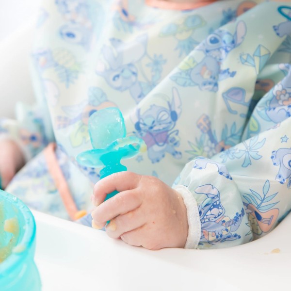 Deuxième Chance (sans emballage d'origine) - Bavoir à Manches - 6-24 mois - Disney Aloha Stitch