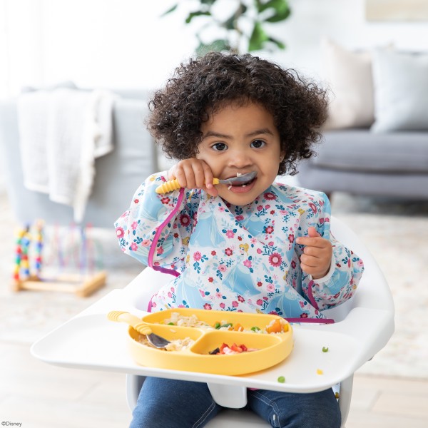 Deuxième Chance (sans emballage d'origine) - Bavoir à Manches - 6-24 mois - Disney Princess Cinderella