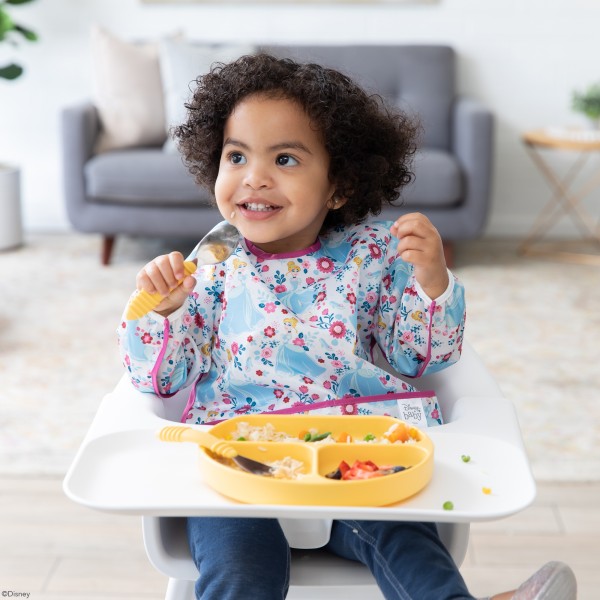 Deuxième Chance (sans emballage d'origine) - Bavoir à Manches - 6-24 mois - Disney Princess Cinderella