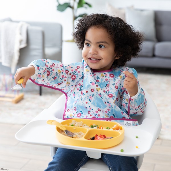 Deuxième Chance (sans emballage d'origine) - Bavoir à Manches - 6-24 mois - Disney Princess Cinderella