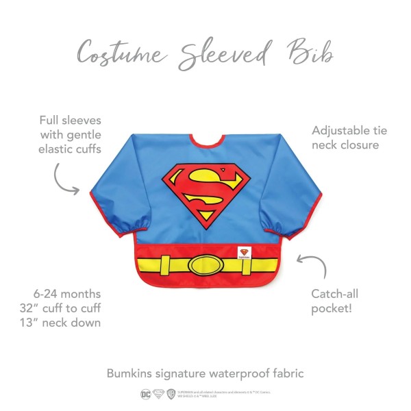 Segunda oportunidad (sin embalaje original) - Babero con mangas - Superman