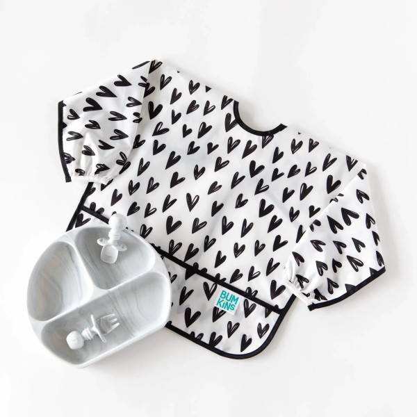 Second chance (no original packaging) - Sleeved bib - Hearts