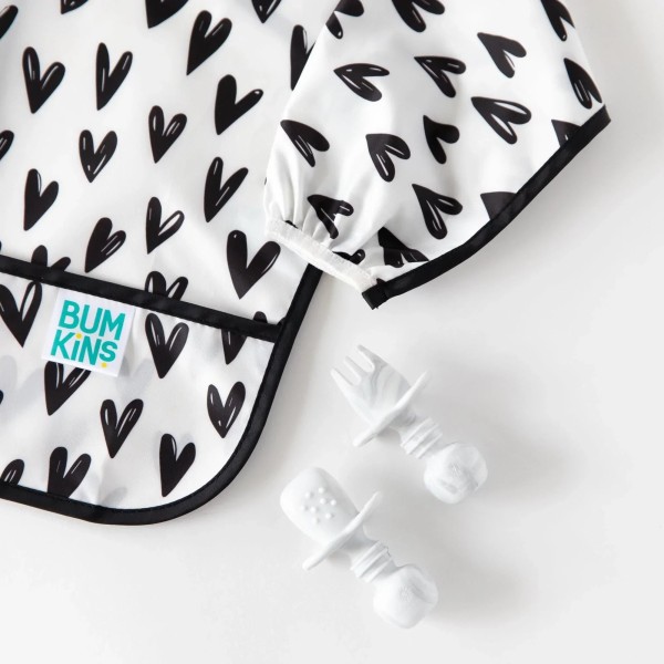 Second chance (no original packaging) - Sleeved bib - Hearts