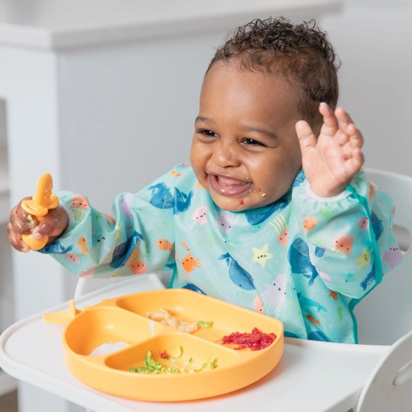 Deuxième Chance (sans emballage d'origine) - Bavoir à Manches - 6-24 mois - Ocean Life