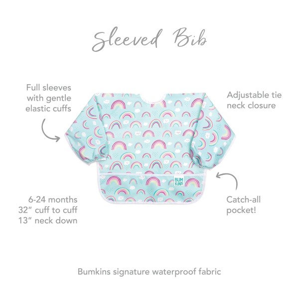 Second Chance (No Original Packaging) - Sleeved Bib - 6-24 months - Rainbows