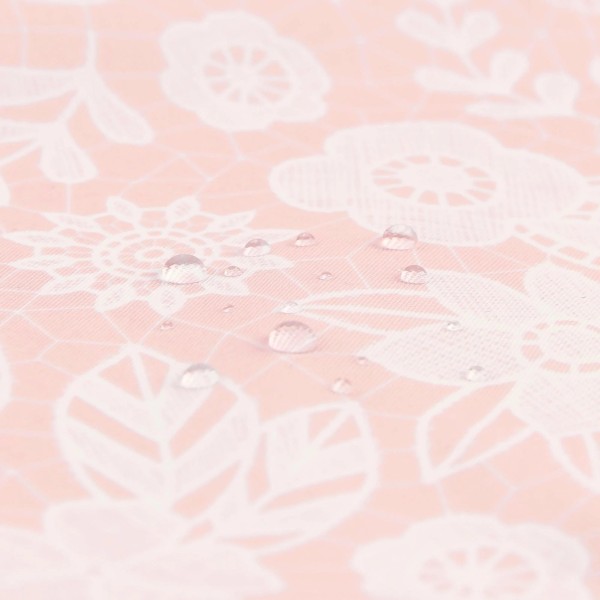 Deuxième chance (sans emballage d'origine) - Bavoir à manches - Rose Dentelle