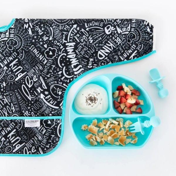 Segunda Oportunidad (sin embalaje original) Babero con Mangas - 6-24 meses - Be Kind