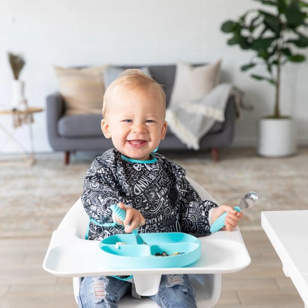 Segunda Oportunidad (sin embalaje original) Babero con Mangas - 6-24 meses - Be Kind