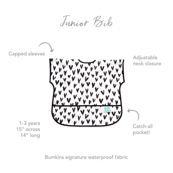 Second Chance (No Original Packaging) - Junior Bib - 1-3 years - Hearts