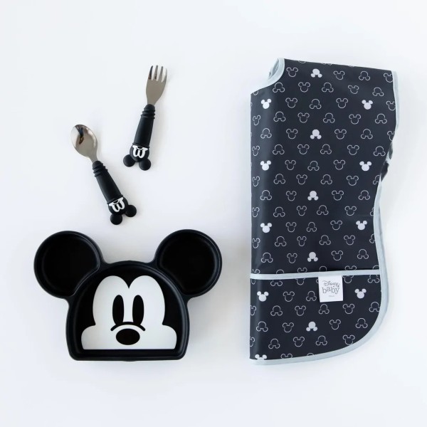 Second Chance (No Original Packaging) - Junior Bib - 1-3 years - Disney Mickey Mouse - Icon Black + White