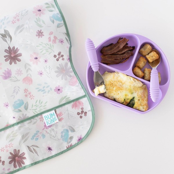 Second chance (no original packaging) - Junior bib - Gris Floral