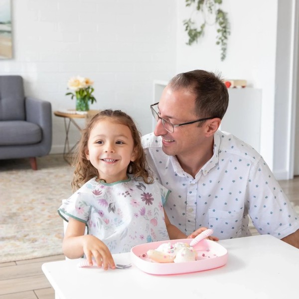 Second chance (no original packaging) - Junior bib - Gris Floral