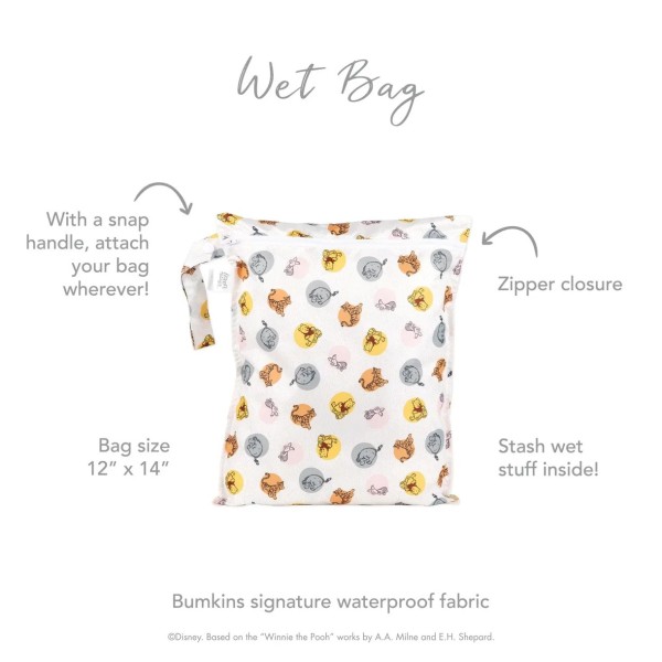 Tweede kans (zonder originele verpakking) - Wet Bag - Disney Winnie the Pooh and Friends