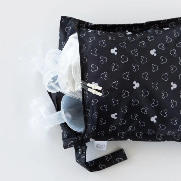 Tweede kans (zonder originele verpakking) - Wet Bag - Disney Mickey Mouse - Icon Black + White