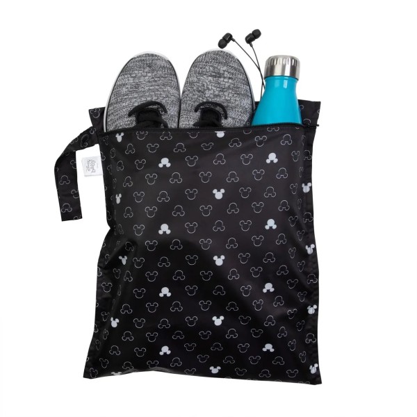 Tweede kans (zonder originele verpakking) - Wet Bag - Disney Mickey Mouse - Icon Black + White