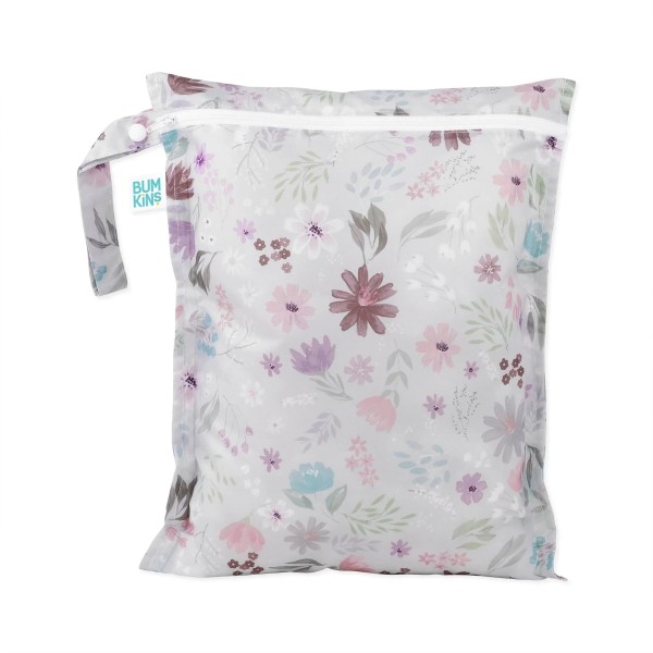 Tweede kans (zonder originele verpakking) - Wet Bag - Grijs Bloemen